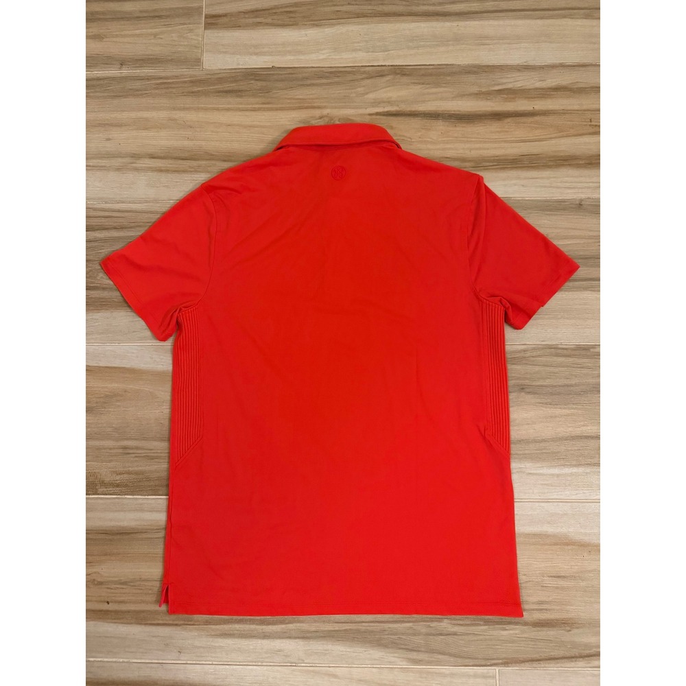 G/FORE Mens Poppy Red Performance Golf Polo Shirt GMP000025 Size Medium - Picture 3 of 10
